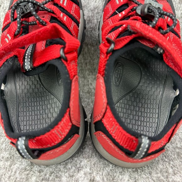 ✅Kids Size 13 Keen Newport H2 Sandals Waterproof Red Walking Hiking Comfort Shoe - Picture 4 of 12